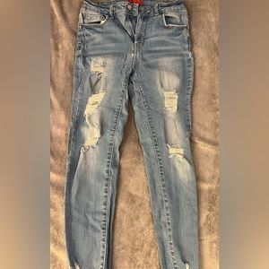 Ripped Jeans, size 5 Juniors, Wax Jean brand